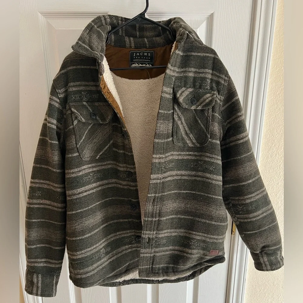 Wool blend button up jacket - Picture 7 of 7